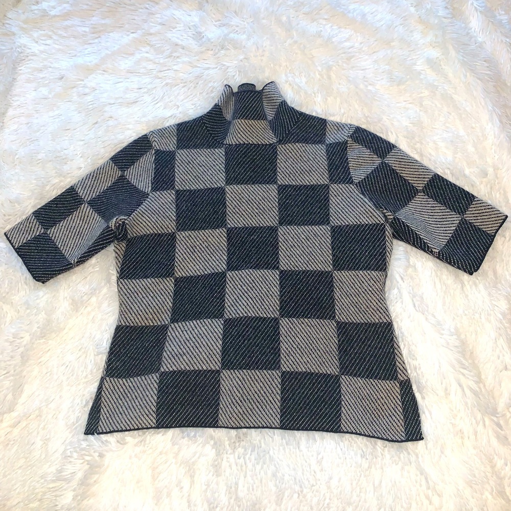 Ann Taylor Plaid Sweater